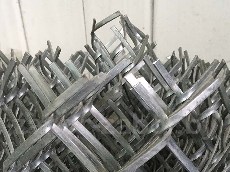 Фото вида сетки рабицы по патенту на сетку